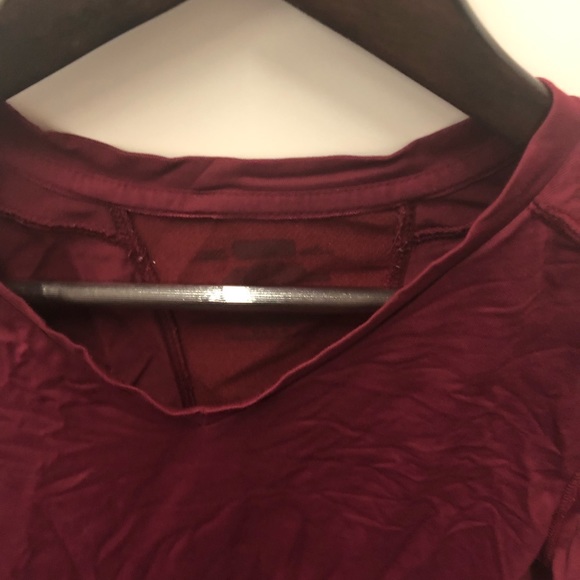 Maroon Danskin Workout Shirt - Picture 4 of 4